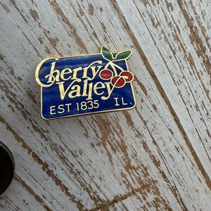 Cherry‎ Valley Enamel Pin